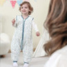 Mosebars Schlafsack mit Füßen Ganzjährig Baby Schlafsack Winter 2.5 Tog Reine Baumwolle Schlafsack Verschiedene Größen Herbst