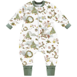Chilsuessy Baby Winterschlafsack Schlafsack mit Füssen kleine Kinder Ganzjahres Winter Schlafsack Schlafanzug für Jungen und 