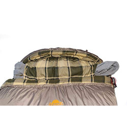 Alexika Siberia Wide Plus Schlafsack – warm, geräumig, rechteckig, 3 Saison Deckenschlafsack für Erwachsene und Familien Outd