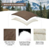 MOUNTAINTOP Daunenschlafsack Ultraleicht Mumienschlafsack Winter Schlafsack Kleines Packmaß für Outdoor Reise Camping Zelten 