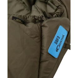 Carinthia SOF 3 Schlafsack Oliv M rechts– Kompakter, kombinierbarer, extrem Warmer Winter-Schlafsack der Fast & Light-Serie f