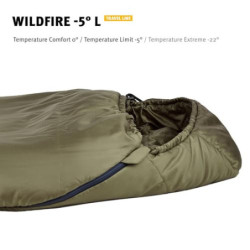 Wechsel Mumienschlafsack Wildfire -5°C Outdoor 4 Jahreszeiten Winter Schlafsack L