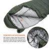 AKmax Mumienschlafsack Winter Schlafsack Für Erwachsene Und Militär, Schlafsack Outdoor, 4Jahreszeiten, Ultraleichter Camping