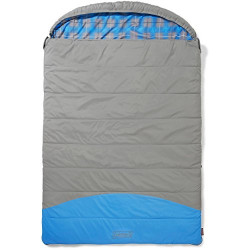 Coleman Schlafsack Basalt Double, XXL Deckenschlafsack Camping, warmer extralanger Herbst/Winterschlafsack, Outdoor und Indoo