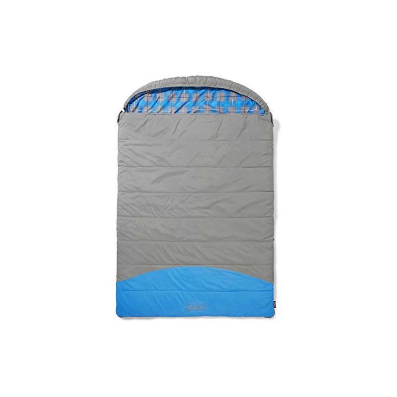 Coleman Schlafsack Basalt Double, XXL Deckenschlafsack Camping, warmer extralanger Herbst/Winterschlafsack, Outdoor und Indoo