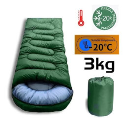 3,5 kg Schwerer und verdickter Winterschlafsack -15 ℃ -25 ℃ Kältesicherer und wasserdichter Warmer Outdoor-Schlafsack aus Bau