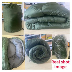 3,5 kg Schwerer und verdickter Winterschlafsack -15 ℃ -25 ℃ Kältesicherer und wasserdichter Warmer Outdoor-Schlafsack aus Bau