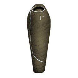 Grüezi bag Biopod DownWool Ice CompostAble Winter Schlafsack, 215x80x50 cm, 1600g, Packmaß 23x40 cm, bis 185 cm Körpergröße