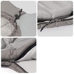 MYJASZZV Schlafsäcke Baumwolle Camping Schlafsack Outdoor Reise Wandern Tragbare Verdickung Winter Schlafsack Mit Hut