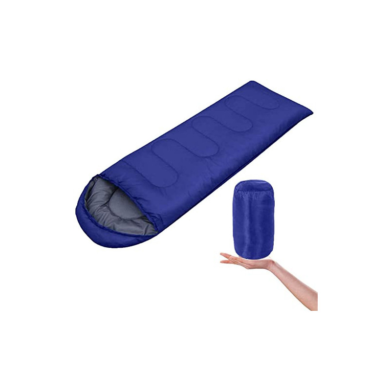 MYJASZZV Camping-Schlafsäcke Schlafsack für Erwachsene, Einzelbett, 3 Jahreszeiten, Frühling, Winter, wasserdicht, Camping, l