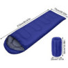 MYJASZZV Camping-Schlafsäcke Schlafsack für Erwachsene, Einzelbett, 3 Jahreszeiten, Frühling, Winter, wasserdicht, Camping, l