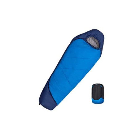 NGYYIO Schlafsack Mama Herbst Winter Schlafsack Kälte Widerstand 2 Stil Schlafsack Winddichte Kappe Camping Reise 1.6KG-Blue 