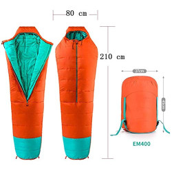 LQDSADRT Schlafsack für kaltes Wetter, wasserdicht, für Erwachsene oder Jugendliche, Winterschlafsack, dick, warm, tragbar, G