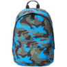 Amazon Basics Rucksack für den Alltag, 15 L, Blaue Camouflage