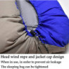 MYJASZZV Schlafsäcke für Erwachsene und Kinder, bequem, 3 Jahreszeiten, Herbst- und Winterschlafsack, verdickter Schlafsack f