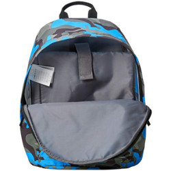 Amazon Basics Rucksack für den Alltag, 15 L, Blaue Camouflage