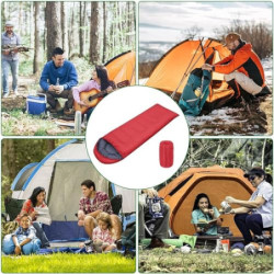 LQDSADRT Camping-Schlafsäcke Schlafsäcke für Erwachsene Bequemer 3-Jahreszeiten-Schlafsack Verdickter Winterschlafsack für Ki