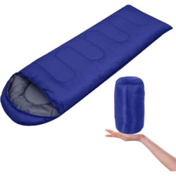 LQDSADRT Camping-Schlafsäcke Schlafsäcke für Erwachsene Bequemer 3-Jahreszeiten-Schlafsack Verdickter Winterschlafsack für Ki
