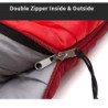 LQDSADRT Schlafsäcke Winter Schlafsack Kälte Widerstand 2 Stil Schlafsack Winddichte Kappe Camping Reise