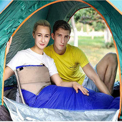 MYJASZZV Camping-Schlafsäcke Schlafsäcke für Erwachsene Bequemer 3-Jahreszeiten-Schlafsack Verdickter Winterschlafsack für Ki