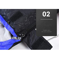 MYJASZZV Daunen-Reiseschlafsack/Herbst- und Winterschlafsack mit Einzelnaht/Warmer Schlafsack für Erwachsene, leicht, wasserd