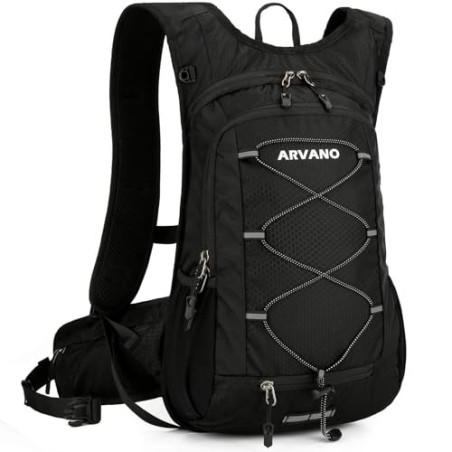 Arvano Fahrradrucksack leicht Skirucksack Klein Wanderrucksack Mtb Fahrrad Rucksäcke 15L Multifunktionaler Laufrucksack für D