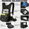 Arvano Fahrradrucksack leicht Skirucksack Klein Wanderrucksack Mtb Fahrrad Rucksäcke 15L Multifunktionaler Laufrucksack für D