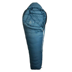 Grüezi bag Biopod Down Hybrid Ice Cold 180 Warmer Winter Schlafsack, 230 x 82 cm, bis Körpergröße 180 cm, Tkomf -5°C/Tlim -12