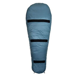 Grüezi bag Biopod Down Hybrid Ice Cold 180 Warmer Winter Schlafsack, 230 x 82 cm, bis Körpergröße 180 cm, Tkomf -5°C/Tlim -12