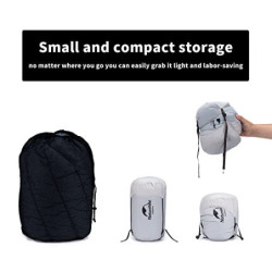 Naturehike CWM400 800FP Ultraleichter rechteckiger Entendaunenschlafsack Wasserdichter Winter-Camping-Schlafsack für Erwachse