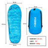 AGEM Daunenschlafsack 4 Jahreszeiten Mammut Winter -5-5 Grad Schlafsack Sommer Kleines Packmaß für Camping Leichter Mumiensch