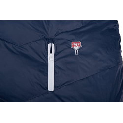 Grüezi bag Biopod DownWool Ice 200 Ice Winter-Schlafsack Winter/Herbst, 230x85cm, bis Körpergröße 200cm, Tkomf -1°C/Tlim -8°C