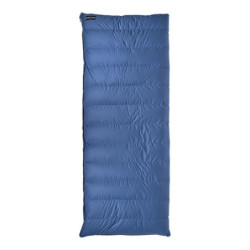 LOWLAND OUTDOOR Companion CC 1 Daunen Deckenschlafsack, Blau, 200x80 cm