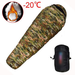 Schlafsäcke, sehr warm, mit weißer Daunenfüllung, Schlafsack für Erwachsene, geeignet für den Winter, verschiedene Dicken, Re