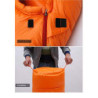 Winter-Ultraleicht-Thermal-Schlafsack für Erwachsene, Mumie, 95% weiße Gänsedaunen, W/Kompressionspackung für Rucksackreisen,