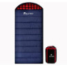 PALLYGO 0 Grad Schlafsack Baumwolle Flanell Schlafsäcke für Erwachsene Kaltes Wetter Camping Winter Zero Grad Warmes Wetter G