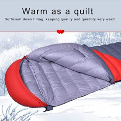 Schlafsack Outdoor Camping Winter Dick Tragbar Minus 10-20- 30 Grad Outdoor Camping für Erwachsene  Farbe: Blau, Größe: 1500 