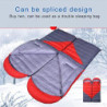 Schlafsack Outdoor Camping Winter Dick Tragbar Minus 10-20- 30 Grad Outdoor Camping für Erwachsene  Farbe: Blau, Größe: 1500 