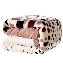 LGYKUMEG Covers und Plaids Double Cover Dicke doppelte Heißabdeckung Studentenwohnheim Single Winter Cover Fleece Fleece, hei