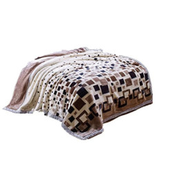 LGYKUMEG Covers und Plaids Double Cover Dicke doppelte Heißabdeckung Studentenwohnheim Single Winter Cover Fleece Fleece, hei