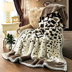 LGYKUMEG Covers und Plaids Double Cover Dicke doppelte Heißabdeckung Studentenwohnheim Single Winter Cover Fleece Fleece, hei