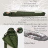 Naturehike Leichter Daunenschlafsack Mumienschlafsack, -18 °C/-35 ° F Grad Optionen, kaltes Wetter Winter, Outdoor-Ausrüstung