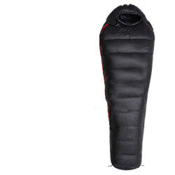 MYJASZZV Winter-Schlafsack, Ultraleicht, Thermo-Mumienschlafsack für Erwachsene, 95% weiße Gänsedaunen, mit Kompressionspacku