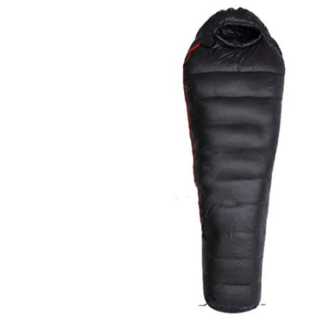 MYJASZZV Winter-Schlafsack, Ultraleicht, Thermo-Mumienschlafsack für Erwachsene, 95% weiße Gänsedaunen, mit Kompressionspacku