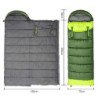 MYJASZZV Schlafsack Ultraleicht Schlafsack Camping Umschlag Schlafsack Winter Outdoor Schlafsack Bett Schlafsack Liner