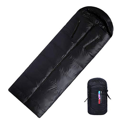 ChengBeautiful Warmer Schlafsack Tragbare Winter Warm Camping Daunen Schlafsack Einzel Outdoor Indoor Mittagspause Daunenschl