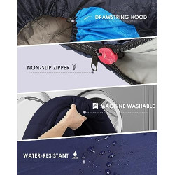 JEAOUIA 3-Jahreszeiten-Schlafsäcke für Erwachsene, Rucksackreisen, leicht, wasserdicht, für kaltes Wetter, für Mädchen, Junge