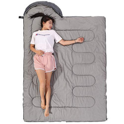 SWTMERRY - Schlafsack für 3-4 Jahreszeiten  Sommer, Frühling, Herbst, Winter  warmes und kühles Wetter – leicht, Jugendliche 