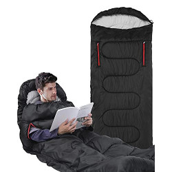 Schlafsack 3-4 Jahreszeiten Deckenschlafsäcke - 220 x 84 cm Wasserdichter Leichter Deckenschlafsack für Camping, Reisen und O