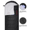 Schlafsack 3-4 Jahreszeiten Deckenschlafsäcke - 220 x 84 cm Wasserdichter Leichter Deckenschlafsack für Camping, Reisen und O